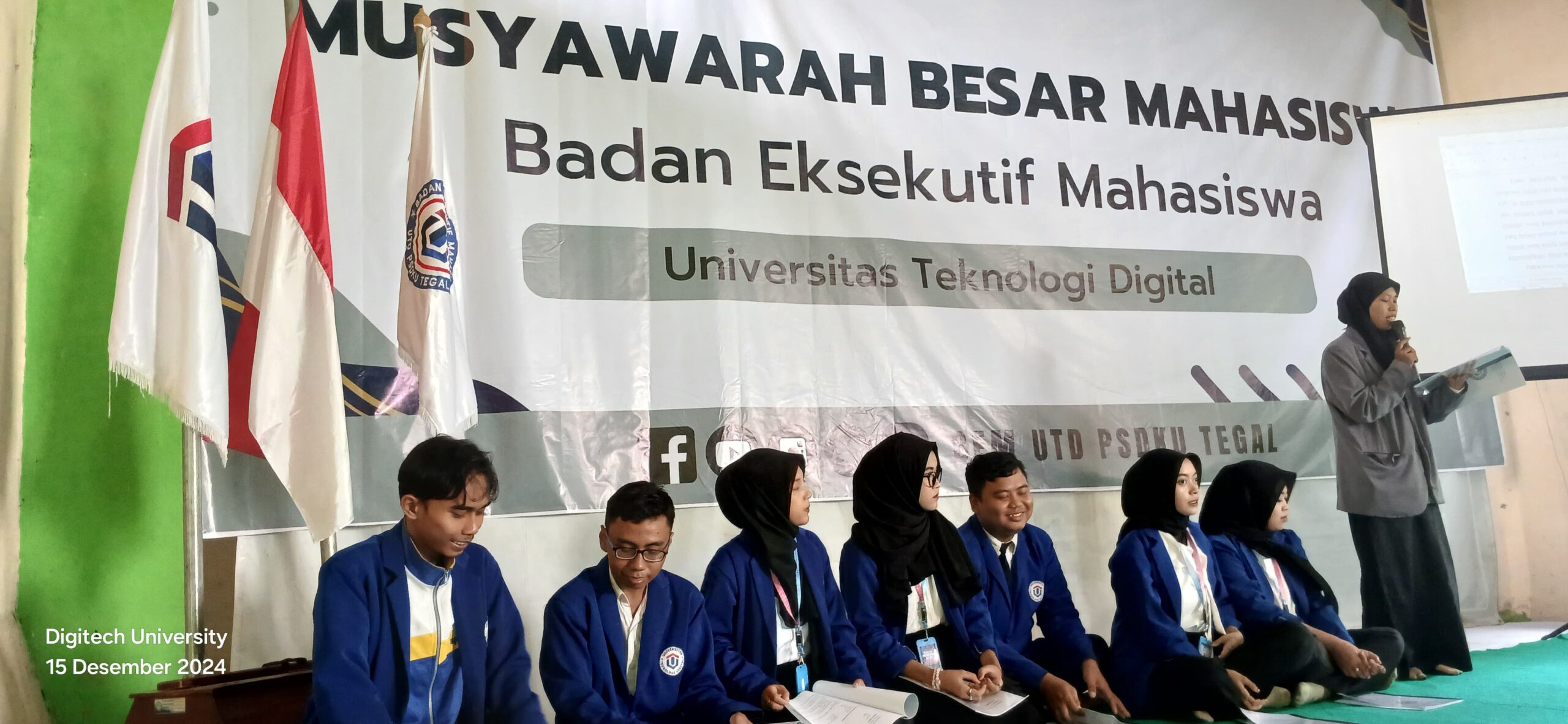 Musyawarah Besar Mahasiswa (Mubema) BEM Universitas Teknologi Digital Kampus Tegal. Musyawarah Besar Mahasiswa (Mubema) BEM Universitas Teknologi Digital Kampus Tegal.