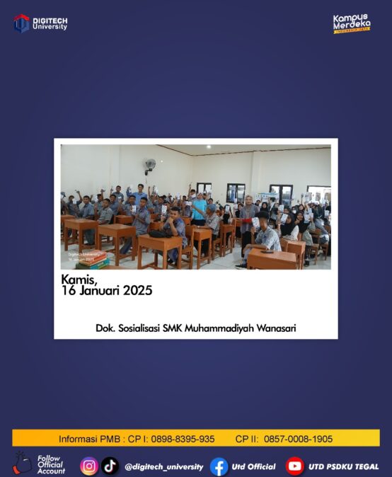 Sosialisasi di SMK Muhammadiyah Wanasari Brebes